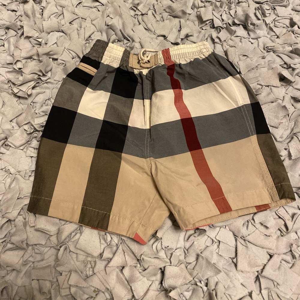 Burberry boys swim trunks